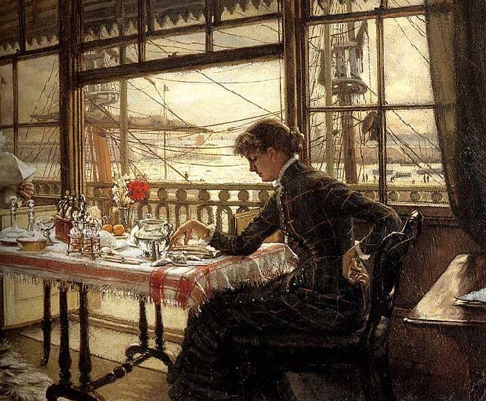 James Tissot Room Overlooking the Harbour